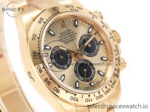 Daytona 116508 Clean Best Edition 904L Steel YG/Black Dial on YG Bracelet SA4130 - Image 3