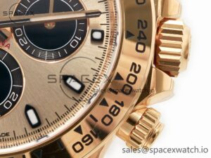Daytona 116508 Clean Best Edition 904L Steel YG/Black Dial on YG Bracelet SA4130 - Image 11