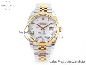 Datejust 126331 41mm 904L SS/YG Clean 1:1 Best Edition MOP Diamond Dial on Jubilee Bracelet VR3235