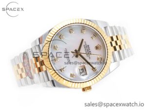 Datejust 126331 41mm 904L SS/YG Clean 1:1 Best Edition MOP Diamond Dial on Jubilee Bracelet VR3235 - Image 7