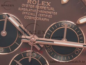 Daytona 116505 RG Clean 1:1 Best Edition Brown Stick Dial on RG Bracelet A4130 - Image 10