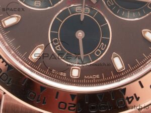 Daytona 116505 RG Clean 1:1 Best Edition Brown Stick Dial on RG Bracelet A4130 - Image 11