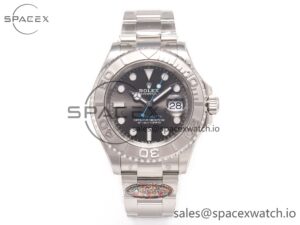 Yacht-Master 126622 Clean 1:1 Best Edition 904L Steel Gray Dial on SS Bracelet VR3235