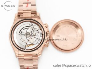 Daytona 116505 RG Clean 1:1 Best Edition Brown Stick Dial on RG Bracelet A4130 - Image 17
