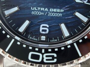 Seamaster ULTRA DEEP 6000M SS VSF 1:1 Best Edition Summer Blue Dial on SS Bracelet A8912 - Image 9