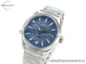 Aqua Terra 150M 41mm VSF 1:1 Best Edition Summer Blue Dial on SS Bracelet A8900 Super Clone - Image 4