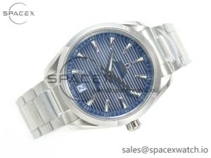 Aqua Terra 150M 41mm VSF 1:1 Best Edition Summer Blue Dial on SS Bracelet A8900 Super Clone - Image 7