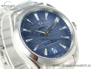 Aqua Terra 150M 41mm VSF 1:1 Best Edition Summer Blue Dial on SS Bracelet A8900 Super Clone - Image 3