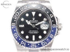 GMT-Master II 126710 BLNR Clean Black/Blue Ceramic 904L Steel Best Edition on Oyster Bracelet DD3285 CHS - Image 2
