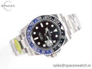 GMT-Master II 126710 BLNR Clean Black/Blue Ceramic 904L Steel Best Edition on Oyster Bracelet DD3285 CHS - Image 7