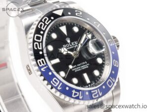 GMT-Master II 126710 BLNR Clean Black/Blue Ceramic 904L Steel Best Edition on Oyster Bracelet DD3285 CHS - Image 3