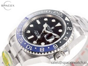 GMT-Master II 126710 BLNR Clean Black/Blue Ceramic 904L Steel Best Edition on Oyster Bracelet DD3285 CHS - Image 5