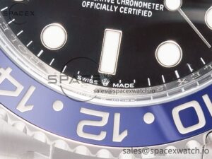 GMT-Master II 126710 BLNR Clean Black/Blue Ceramic 904L Steel Best Edition on Oyster Bracelet DD3285 CHS - Image 12
