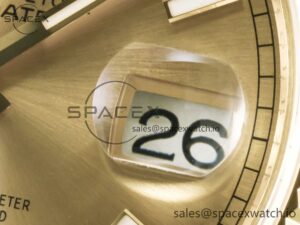 DayDate 40 228238 ARF 904L Steel Gold Stick Dial on President Bracelet VR3255 - Image 9