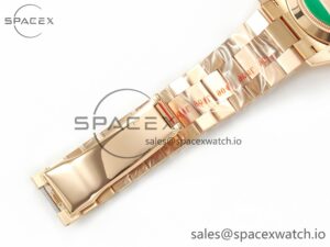 Day Date 40 228235 ARF 904L Steel Brown Crystal Diamonds Bezel on President Bracelet VR3255 - Image 27