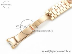 Day Date 40 228235 ARF 904L Steel Brown Crystal Diamonds Bezel on President Bracelet VR3255 - Image 28