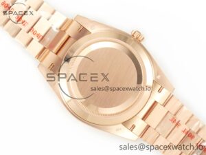 Day Date 40 228235 ARF 904L Steel Brown Crystal Diamonds Bezel on President Bracelet VR3255 - Image 16