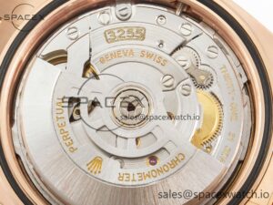 Day Date 40 228235 ARF 904L Steel Brown Crystal Diamonds Bezel on President Bracelet VR3255 - Image 20
