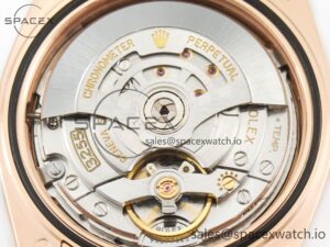 Day Date 40 228235 ARF 904L Steel Brown Crystal Diamonds Bezel on President Bracelet VR3255 - Image 21
