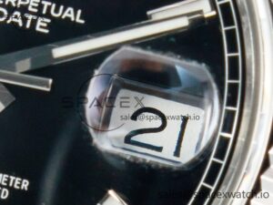 Day Date 40 228239 ARF 904L Steel Black Dial on President Bracelet VR3255 - Image 10