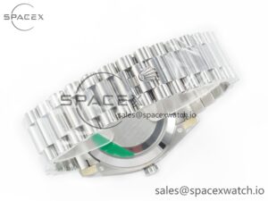 Day Date 40 228239 ARF 904L Steel Black Dial on President Bracelet VR3255 - Image 15