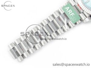 Day Date 40 228239 ARF 904L Steel Black Dial on President Bracelet VR3255 - Image 25