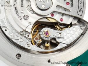 Portuguese Chrono IW3716 Z+F 1:1 Best Edition Green Dial on Gray Rubber Strap A69355 - Image 21