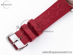 Portuguese Chrono IW3716 Z+F 1:1 Best Edition Red Dial on Red Rubber Strap A69355 - Image 25