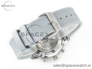 Portuguese Chrono IW3716 Z+F 1:1 Best Edition Green Dial on Gray Rubber Strap A69355 - Image 15