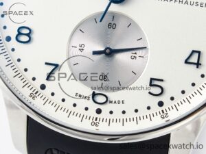 Portuguese Chrono IW3716 Z+F 1:1 Best Edition White Dial on Black Rubber Strap A69355 - Image 11
