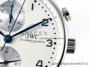 Portuguese Chrono IW3716 Z+F 1:1 Best Edition White Dial on Black Rubber Strap A69355 - Image 12