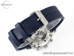 Portuguese Chrono IW3716 Z+F 1:1 Best Edition Blue Dial on Blue Rubber Strap A69355 - Image 16