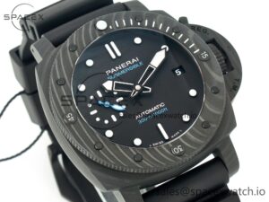 PAM2231 Carbotech 42mm VSF Best Edition Black Dial on Black Rubber Strap P.900 Super Clone - Image 3