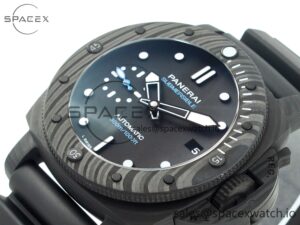 PAM2231 Carbotech 42mm VSF Best Edition Black Dial on Black Rubber Strap P.900 Super Clone - Image 5