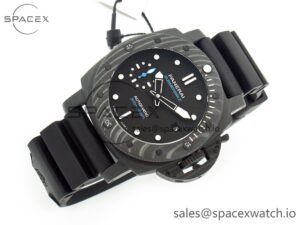 PAM2231 Carbotech 42mm VSF Best Edition Black Dial on Black Rubber Strap P.900 Super Clone - Image 7