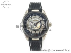 Aqua Terra 150M 43mm 24 Ti VSF 1:1 Best Edition Gray Dial on Black Rubber Strap A8938 Super Clone