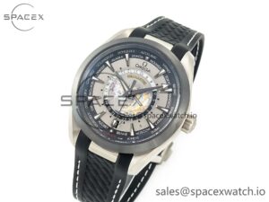 Aqua Terra 150M 43mm 24 Ti VSF 1:1 Best Edition Gray Dial on Black Rubber Strap A8938 Super Clone - Image 4
