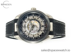 Aqua Terra 150M 43mm 24 Ti VSF 1:1 Best Edition Gray Dial on Black Rubber Strap A8938 Super Clone - Image 8