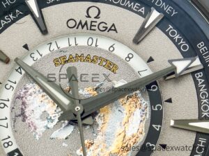 Aqua Terra 150M 43mm 24 Ti VSF 1:1 Best Edition Gray Dial on Black Rubber Strap A8938 Super Clone - Image 9