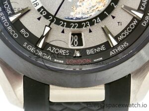 Aqua Terra 150M 43mm 24 Ti VSF 1:1 Best Edition Gray Dial on Black Rubber Strap A8938 Super Clone - Image 10