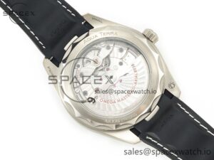 Aqua Terra 150M 43mm 24 Ti VSF 1:1 Best Edition Gray Dial on Black Rubber Strap A8938 Super Clone - Image 15