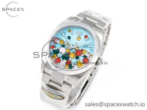 Oyster Perpetual 36mm 126000 Clean 1:1 Best Edition 904L Steel Celebration Dial on SS Bracelet VR3230 - Image 4
