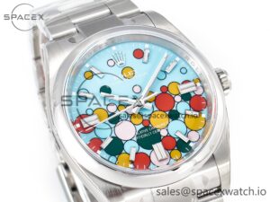 Oyster Perpetual 36mm 126000 Clean 1:1 Best Edition 904L Steel Celebration Dial on SS Bracelet VR3230 - Image 3