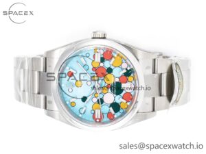 Oyster Perpetual 36mm 126000 Clean 1:1 Best Edition 904L Steel Celebration Dial on SS Bracelet VR3230 - Image 8