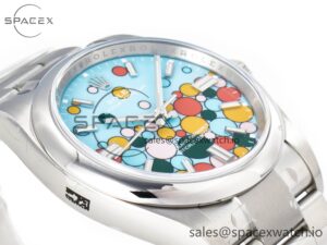 Oyster Perpetual 36mm 126000 Clean 1:1 Best Edition 904L Steel Celebration Dial on SS Bracelet VR3230 - Image 6