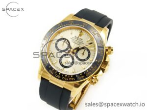 2023 Daytona 126518 Clean 1:1 Best Edition YG Dial on Oysterflex Strap SA4130 - Image 4