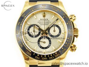 2023 Daytona 126518 Clean 1:1 Best Edition YG Dial on Oysterflex Strap SA4130 - Image 2