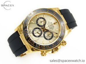 2023 Daytona 126518 Clean 1:1 Best Edition YG Dial on Oysterflex Strap SA4130 - Image 7