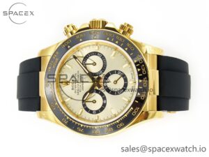 2023 Daytona 126518 Clean 1:1 Best Edition YG Dial on Oysterflex Strap SA4130 - Image 8