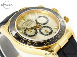 2023 Daytona 126518 Clean 1:1 Best Edition YG Dial on Oysterflex Strap SA4130 - Image 6